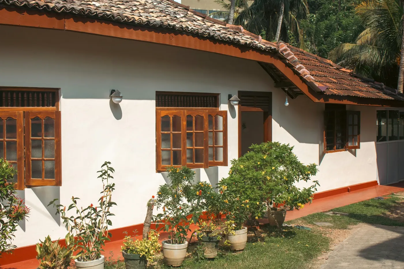Casa con parral y patio